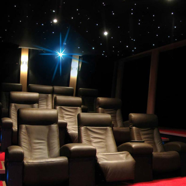 布製映画館用アームチェア VOTRE CINEMA 家用映画 / 家庭用 / 黒色