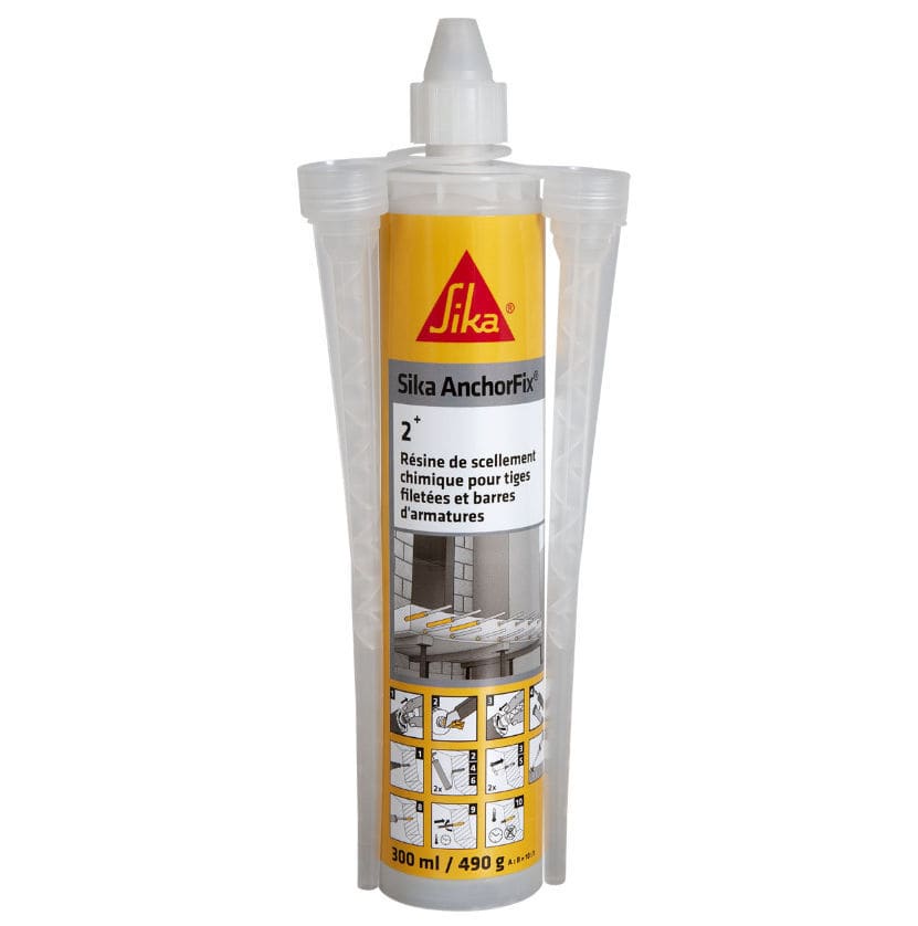 樹脂系糊付け機械 - Sika AnchorFix®-2+ - Sika France SAS - エポキシ樹脂系 / 金属用 / コンクリート用