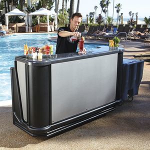 バーカウンター - BAR73 - Cambro - ポリエチレン / 直立型 / 屋外用