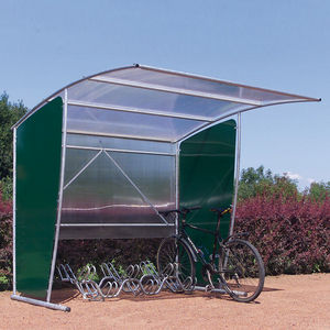 スチール製自転車シェルター