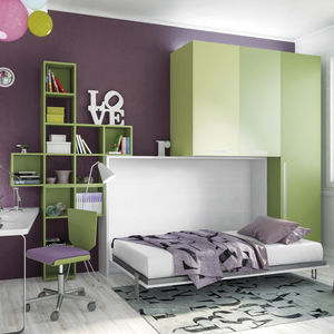 壁面収納ベッド 361 Tumidei シングル コンテンポラリー 男の子用