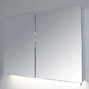 現代風鏡付きバスルーム用戸棚 1