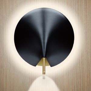 コンテンポラリー壁面ライト / 金属製 / LED / 円形