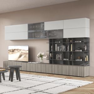現代風リビング用壁面ユニット 1