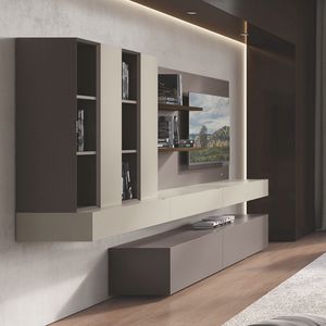 コンテンポラリーテレビ用壁面ユニット