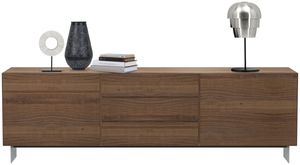 コンテンポラリーサイドボード / スチール製 / MDF