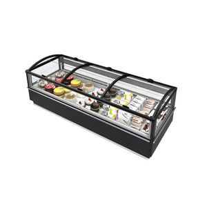 ブロック冷蔵陳列ケース / 照光式 / 冷凍食品 / 店用