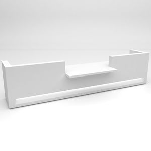 モジュール式受付カウンター / ソリッド サーフェス / ホテル用
