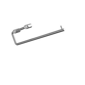 壁取り付け式トイレットロール紙保持具 1