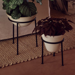 スチール製植木鉢