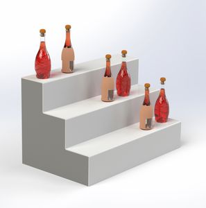ボトル展示用ラック