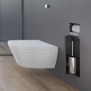 ブラッシュステンレススチールトイレブラシホルダー 1