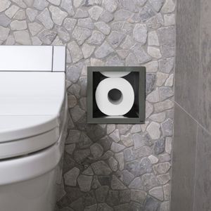 組み込み式トイレットロール紙保持具 1