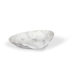 カウンタートップ洗面器 / 楕円形 / 大理石製 / コンテンポラリー