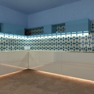 屋内用タイル / 壁 / 溶岩石 / 長方形
