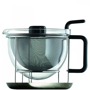 ホウケイ酸ガラス製ティーポット
