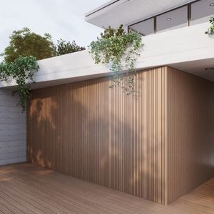 複合木材製壁面装飾材