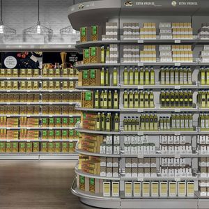 食品用展示用ラック / 金属製 / 店用