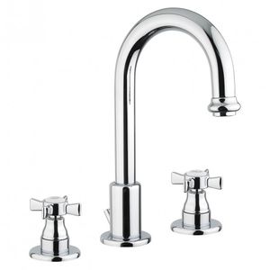 洗面器用ダブルハンドル混合水栓