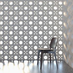 ホローコンクリートブロック / 装飾 / 仕切り壁用 / 建物の正面用