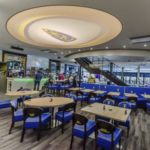 キャンバス生地張り天井