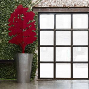 ステンレススチール製植木鉢 / アルミ製 / コールテン鋼製 / 円形