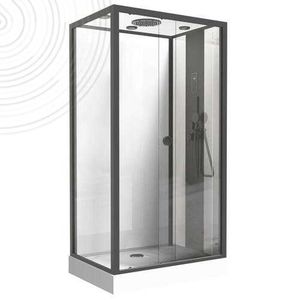 硬化ガラス製シャワー室