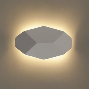 コンテンポラリー壁面ライト / 漆喰製 / LED / ハンドメイド