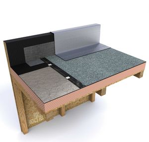 テラス屋根用瀝青防水加工 1