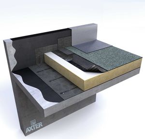 テラス屋根用瀝青防水加工 1