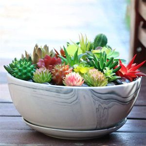 セラミック製植木鉢