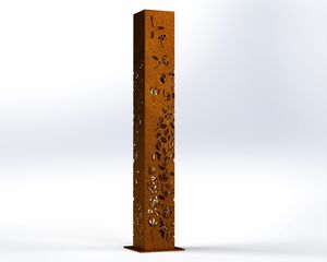 現代風発光カラム 1