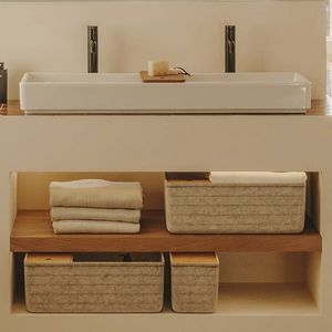 コルク製収納バスケット