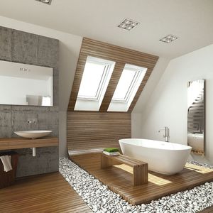 木製屋根窓