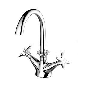 洗面器用ダブルハンドル混合水栓 1