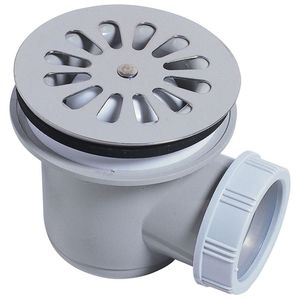 クロムスチール製シャワー排水