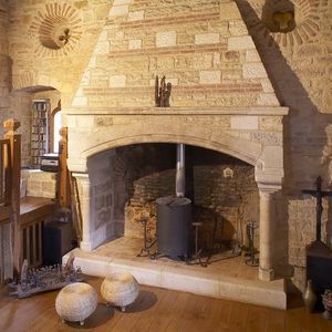 伝統的暖炉マンテル - BORRÈZE - OCCITANIE PIERRES - 石製 / ベージュ