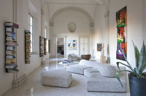 モジュール式ソファー - ON THE ROCKS - edra - 現代風 / 布製 / 発泡体