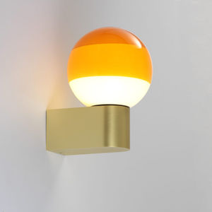 コンテンポラリー壁面ライト / 吹きガラス製 / LED / 円形