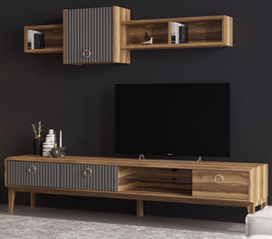 現代風テレビ用壁面ユニット 1