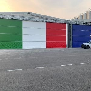 側引断面産業ドア