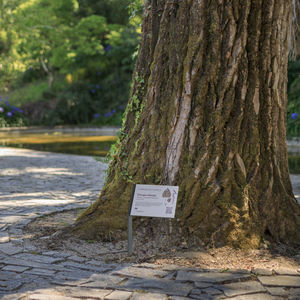 植物園案内パネル 1