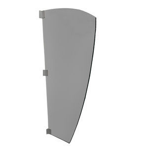木製トイレ用仕切り板 1