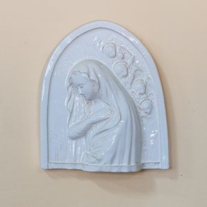 釉薬使用セラミック製彫刻