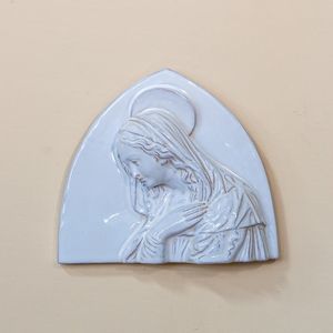 釉薬使用セラミック製彫刻