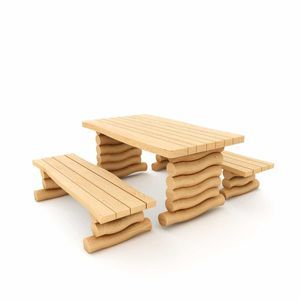 現代風ピクニック用テーブル