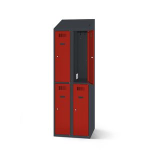 粉体塗装スチール製ロッカールーム