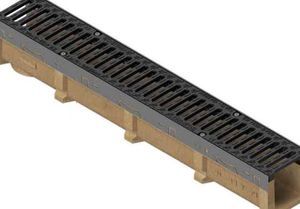 グレーチング付き排水路