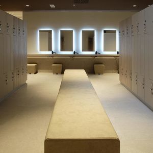 現代風布張りベンチ 1