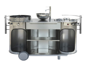 ステンレススチール製業務用キッチン 1